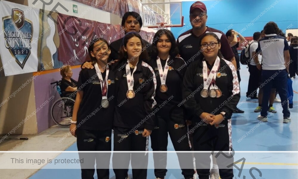Chiapas suma medallas en Tenis de Mesa, Patines Sobre Ruedas y Natación, en Nacionales Conade 2023