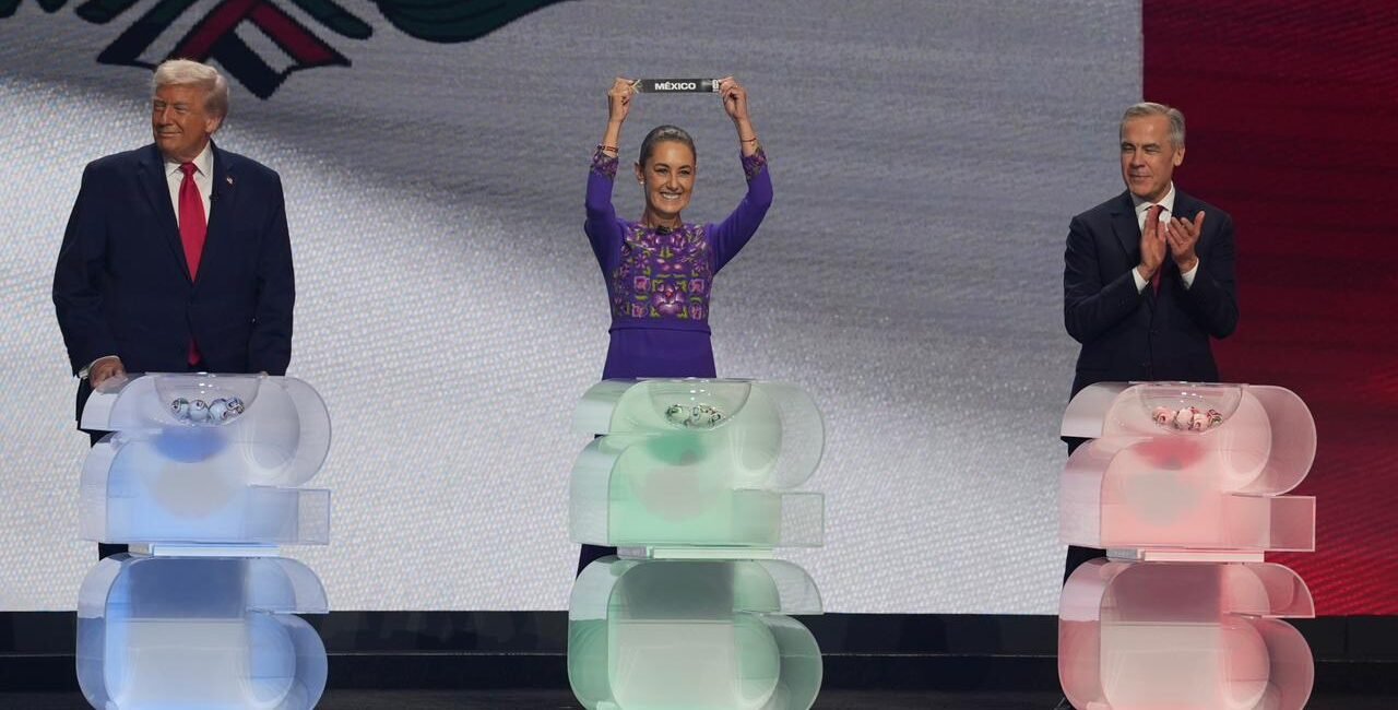Estamos orgullosos y orgullosas de recibir por tercera vez la Copa Mundial. Tenemos un pueblo extraordinario: Presidenta Claudia Sheinbaum en sorteo FIFA 2026 FOTOS SORTEO COPA MUNDIAL 2 1