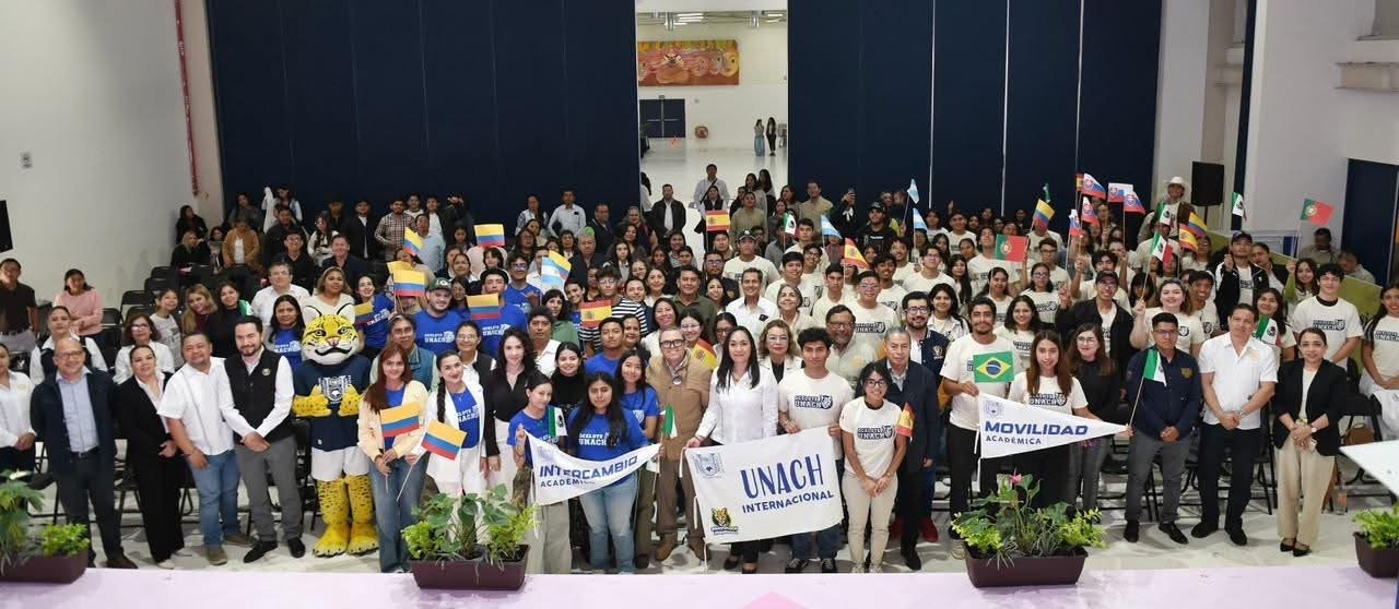 Durante el semestre enero-junio 2026 Más de 80 estudiantes de la UNACH realizarán estancias académicas en instituciones extranjeras y nacionales MOVILIDAD 3
