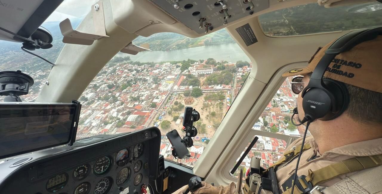 Refuerza SSP patrullajes preventivos aéreos y terrestres en Chiapa de Corzo