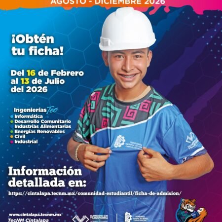 Tecnológico Nacional de México Campus Cintalapa abre convocatoria para el semestre agosto–diciembre 2026 FOTOS TECNM CINTALAPA00001
