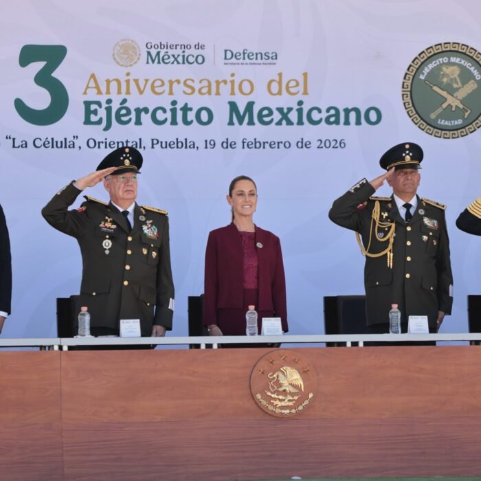 Nuestras fuerzas armadas son garantia de que Mexico decidira su destino con independencia Presidenta Claudia Sheinbaum en 113 Aniversario del Ejercito Mexicano00007