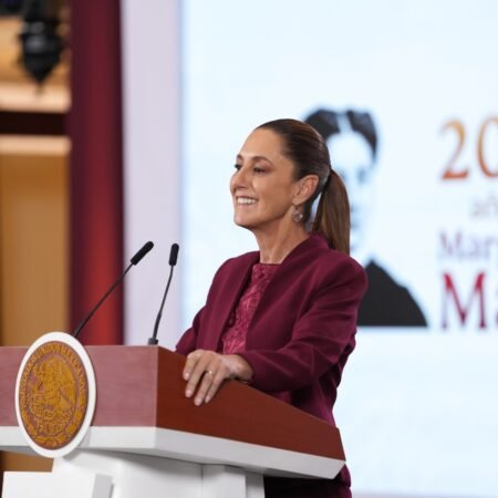 Vamos muy bien en los Trenes del Norte Presidenta Claudia Sheinbaum destaca colaboracion de la poblacion para liberacion de mas de 24 millones de M2 de derecho de via00001