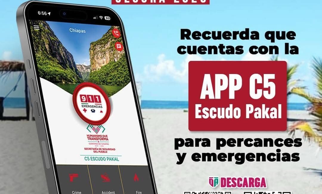 Nuestros visitantes y población local cuentan con la App C5 Escudo Pakal para cualquier emergencia: Óscar Aparicio FOTOS SSP1 1