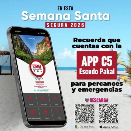 Nuestros visitantes y población local cuentan con la App C5 Escudo Pakal para cualquier emergencia: Óscar Aparicio FOTOS SSP1 1