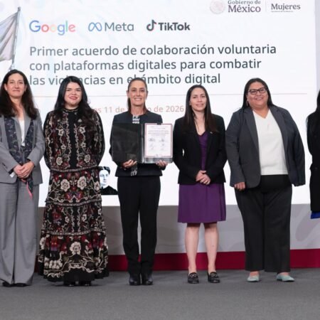 Gobierno de Mexico firma primer acuerdo de colaboracion voluntaria con Google Meta y Tiktok para combatir violencia digital contra las mujeres00001