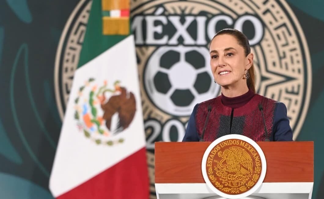 Mundial Social Presidenta Claudia Sheinbaum presenta el concurso Representa a Mexico en la Inauguracion del Mundial para obsequiar el boleto 00001 a una joven de 16 a 25 anos00008 1 e1772813891394