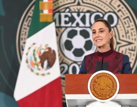 Mundial Social Presidenta Claudia Sheinbaum presenta el concurso Representa a Mexico en la Inauguracion del Mundial para obsequiar el boleto 00001 a una joven de 16 a 25 anos00008 1 e1772813891394