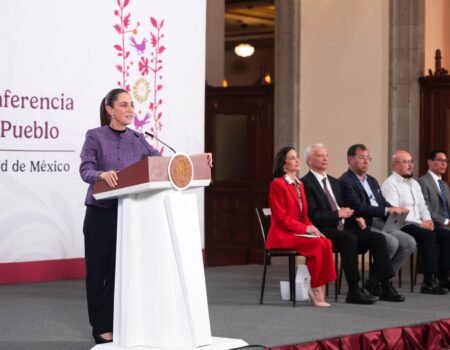 Presidenta Claudia Sheinbaum presenta estrategia para fortalecer la soberania energetica con explotacion de reservas de gas natural para disminuir importacion00006