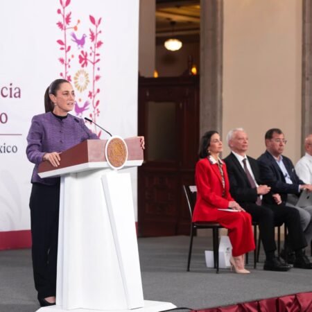 Presidenta Claudia Sheinbaum presenta estrategia para fortalecer la soberania energetica con explotacion de reservas de gas natural para disminuir importacion00006