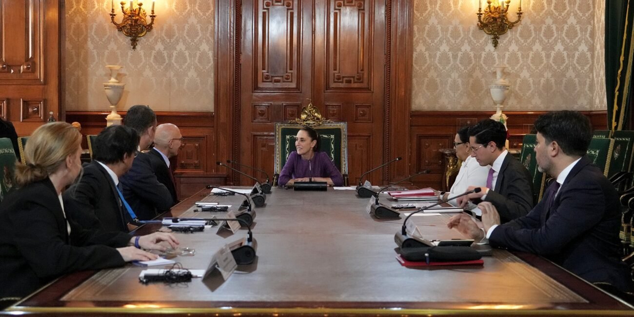 Presidenta Claudia Sheinbaum se reune con el Alto Comisionado de las Naciones Unidas para los Derechos Humanos Volker Turk1