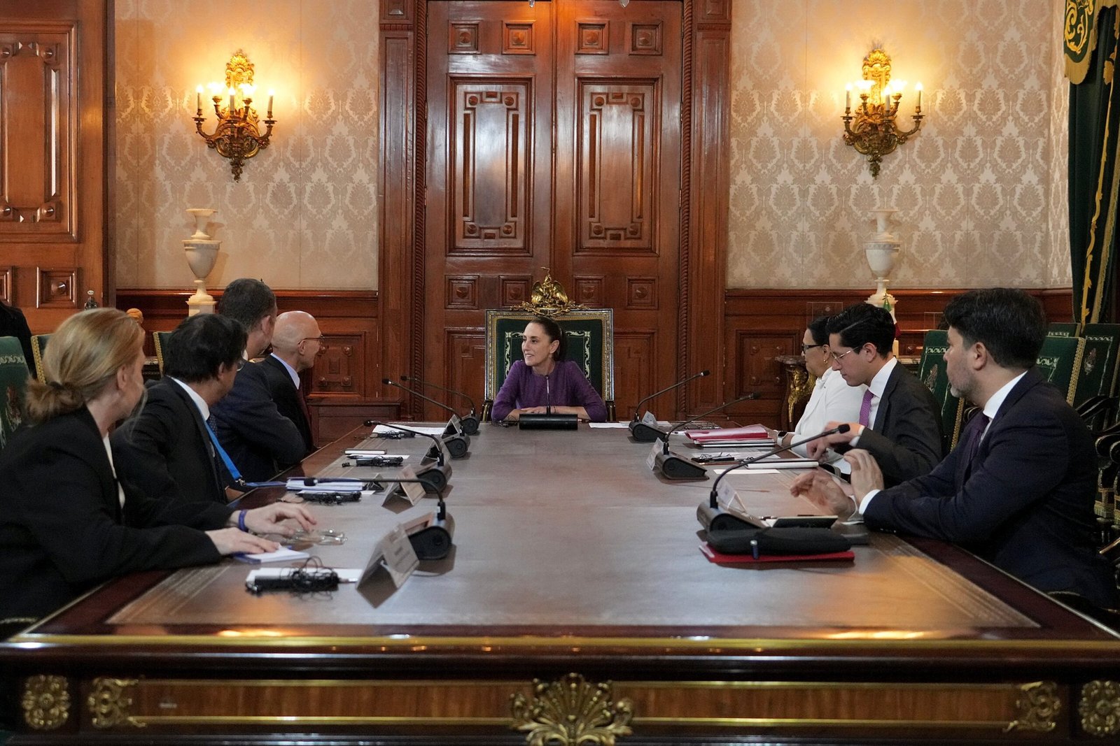 Presidenta Claudia Sheinbaum se reune con el Alto Comisionado de las Naciones Unidas para los Derechos Humanos Volker Turk1 scaled