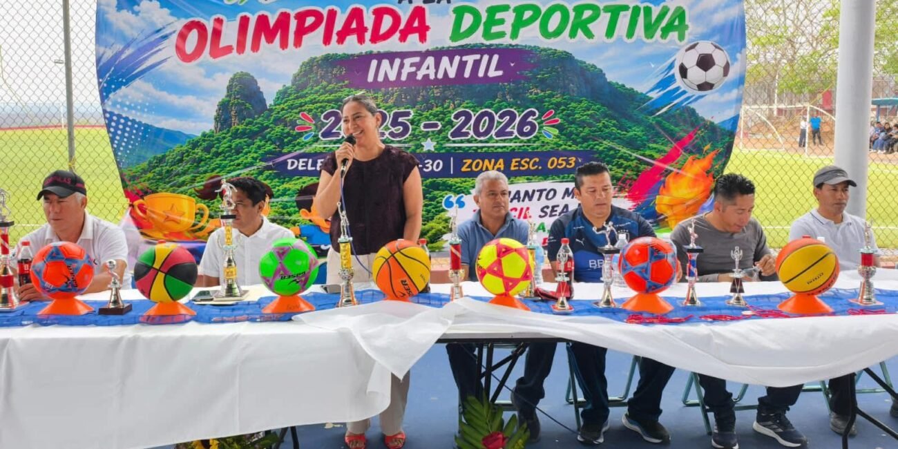 Yaneth Chiu reafirma su compromiso con el deporte y la niñez durante Olimpiada Deportiva Infantil 2025-2026 699355332 122173250480724420 1426390631181739828 n