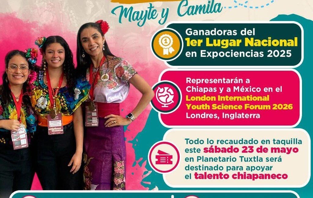 Planetario Tuxtla une voluntades para apoyar una noble causa de estudiantes chiapanecas FOTO ADITECH