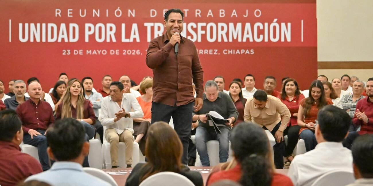 Eduardo Ramírez participa en reunión de trabajo con el Consejo Estatal de Morena en Chiapas FOTO PRINCIPAL 10
