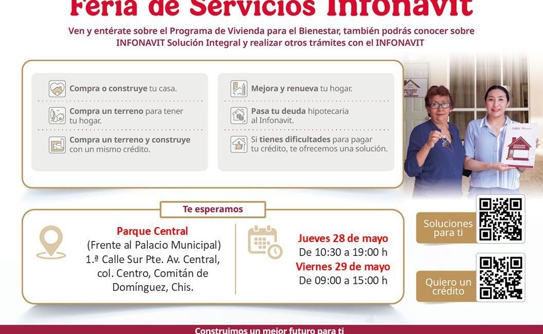 INFONAVIT ACERCA CRÉDITOS Y SOLUCIONES DE PAGO A TRABAJADORES DE COMITÁN DE DOMÍNGUEZ WhatsApp Image 2026 05 25 at 11.41.22 AM