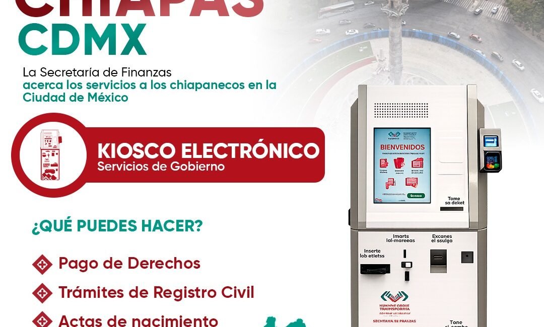 Acerca Secretaría de Finanzas servicios a chiapanecos radicados en CDMX FOTO FINANZAS
