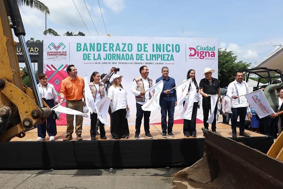 Anakaren Gómez Zuart encabeza Jornadas de Limpieza “Ciudad Digna” en Tapachula y Tuxtla Gutiérrez FOTOS SEINFRA 1