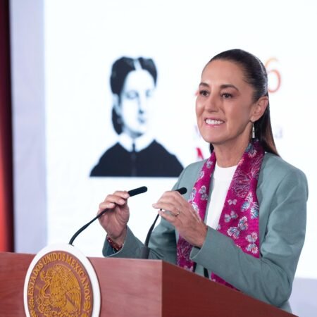 Gracias a la estrategia y a la honestidad hay reduccion de 46 en homicidios dolosos de septiembre de 2024 a mayo de 2026 representa 39 homicidios menos Presidenta Claudia Sheinbaum00003