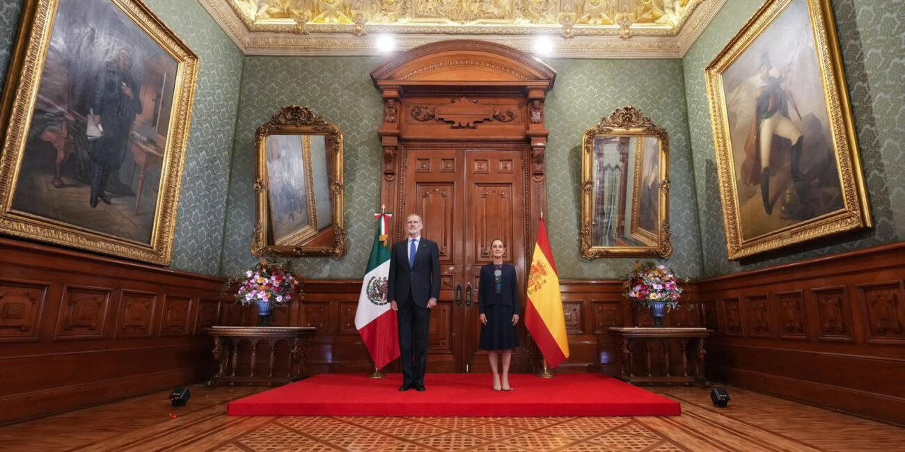 PRESIDENTA CLAUDIA SHEINBAUM RECIBE EN PALACIO NACIONAL AL REY FELIPE VI 1