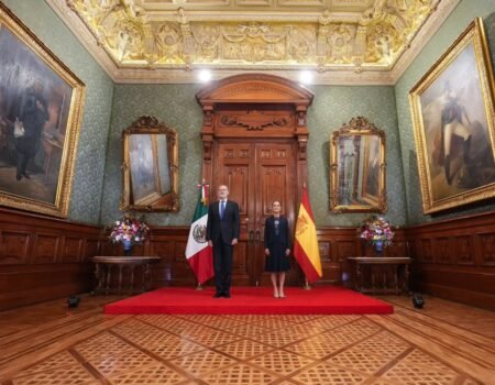 PRESIDENTA CLAUDIA SHEINBAUM RECIBE EN PALACIO NACIONAL AL REY FELIPE VI 1