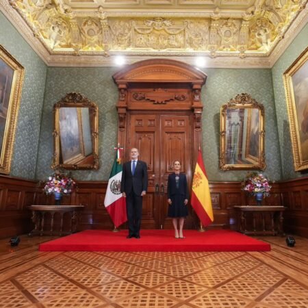 PRESIDENTA CLAUDIA SHEINBAUM RECIBE EN PALACIO NACIONAL AL REY FELIPE VI 1