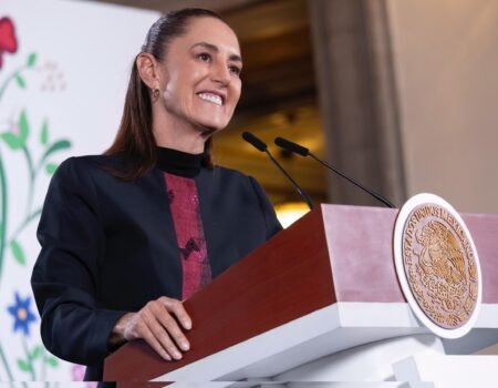 Presidenta Claudia Sheinbaum anuncia Decreto para implementar trabajo a distancia en oficinas y suspension de clases en CDMX en la inauguracion del Mundial 202600001