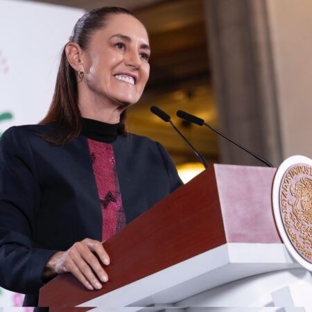 Presidenta Claudia Sheinbaum anuncia Decreto para implementar trabajo a distancia en oficinas y suspension de clases en CDMX en la inauguracion del Mundial 202600001