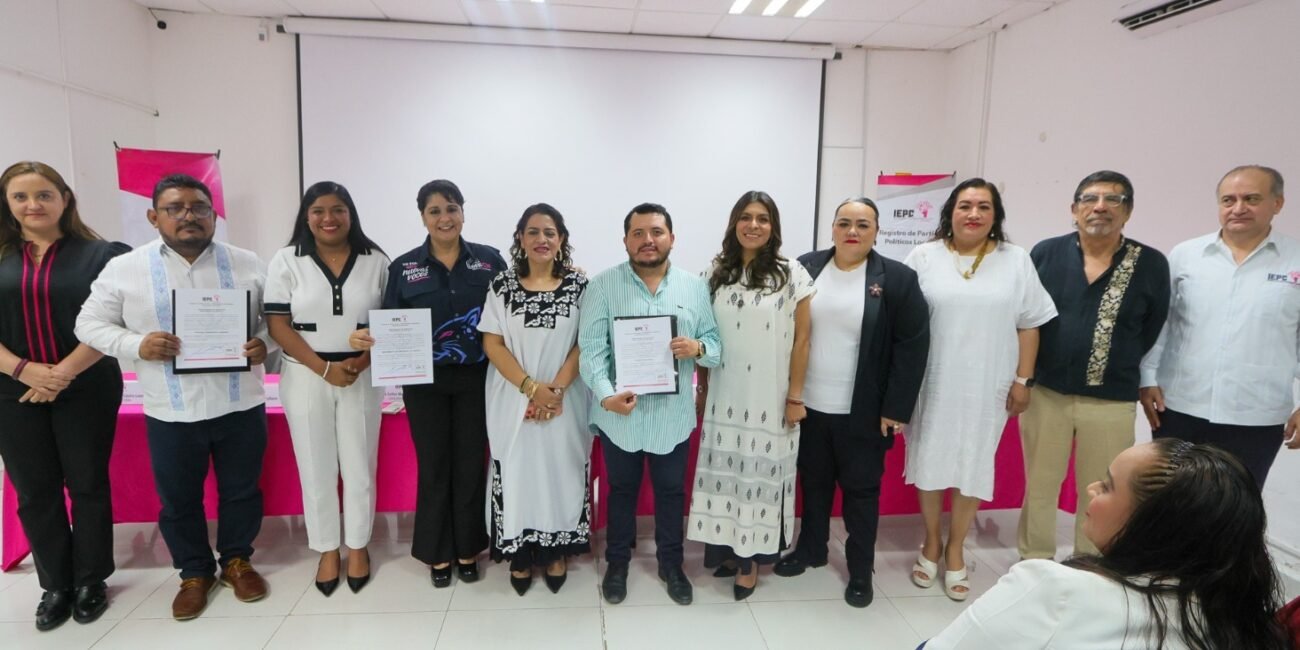 Entrega Consejo General del IEPC certificados de registro a nuevos partidos políticos locales WhatsApp Image 2026 05 29 at 2.45.00 PM