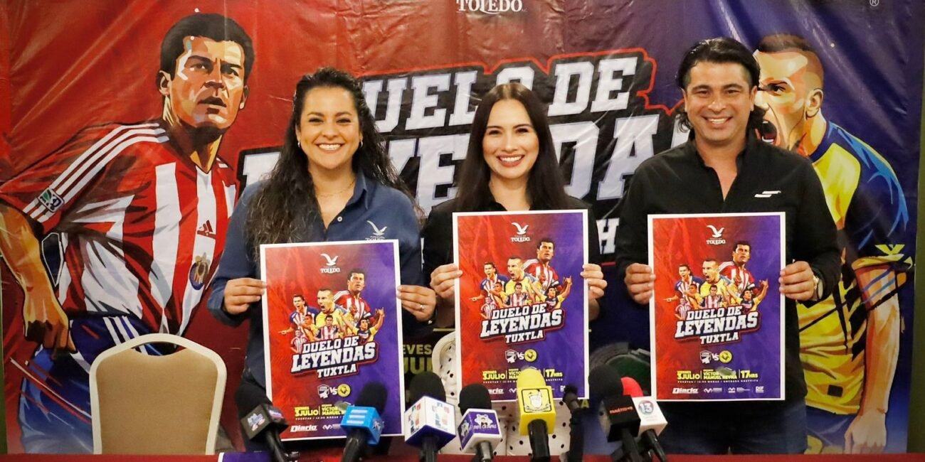 Presentan el “Duelo de Leyendas” Chivas vs. América en Tuxtla Gutiérrez WhatsApp Image 2026 06 23 at 10.20.06 PM
