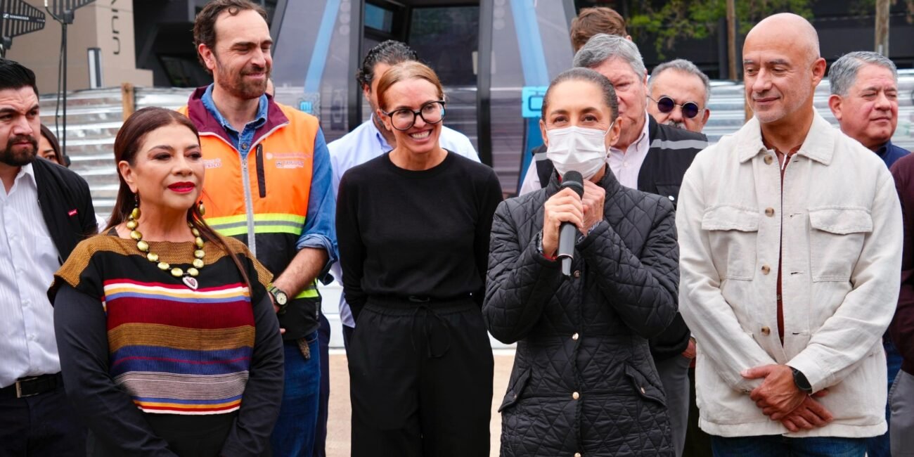 El mejor transporte para el que menos tiene: Presidenta Claudia Sheinbaum supervisa construcción de la línea 4 del cablebús que registra 20% de avance; estará lista en diciembre de 2027