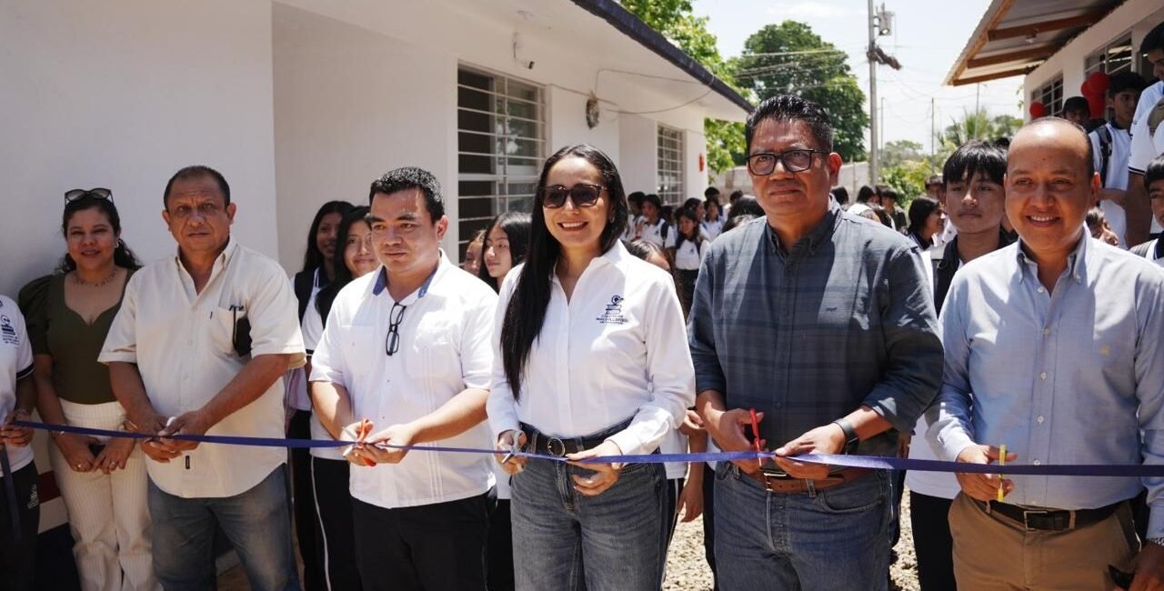 Se fortalece la infraestructura del Cobach 225, en el ejido 20 de Noviembre de Tapachula