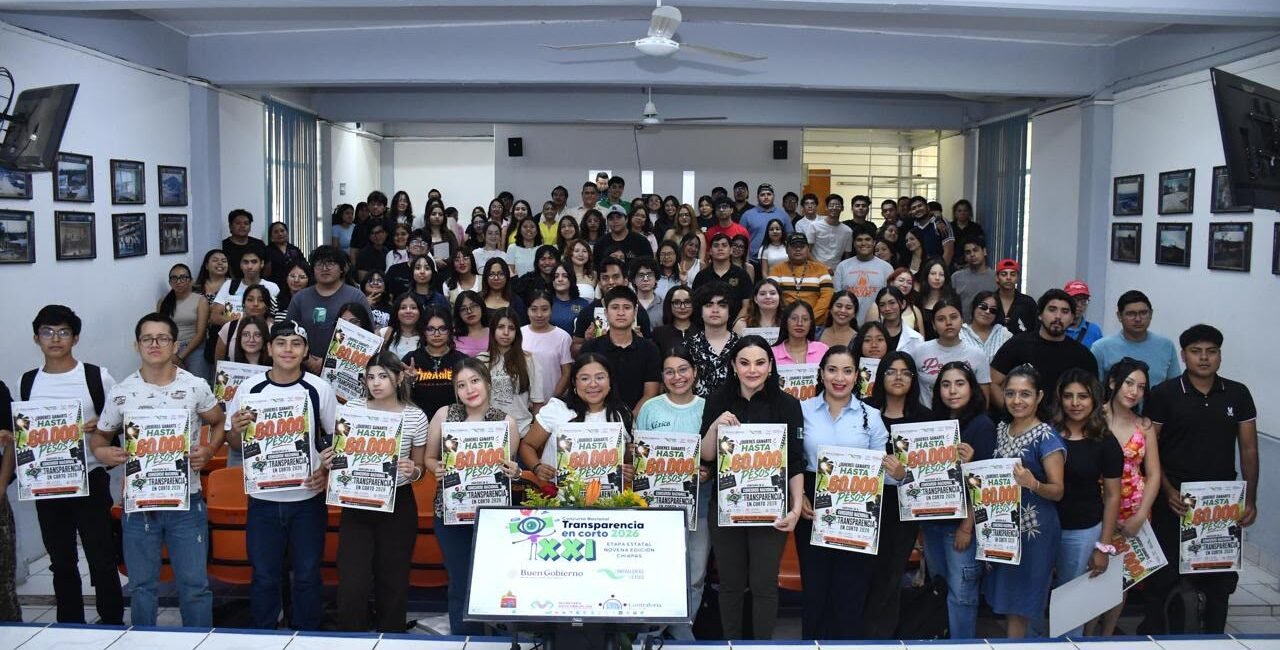 Promueve Secretaría Anticorrupción y Buen Gobierno participación de jóvenes en el XXI Concurso Nacional Transparencia en Corto 2026
