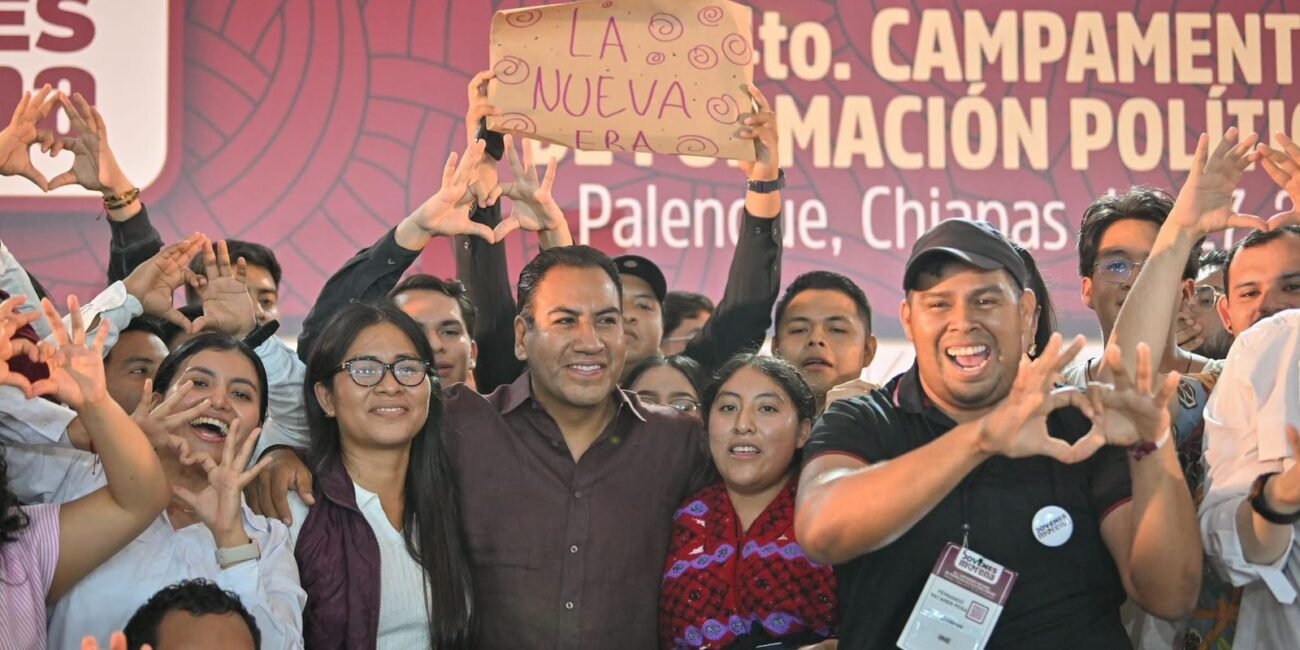 Eduardo Ramírez participa en clausura del 4º Campamento Nacional de Formación Política para Jóvenes de Morena