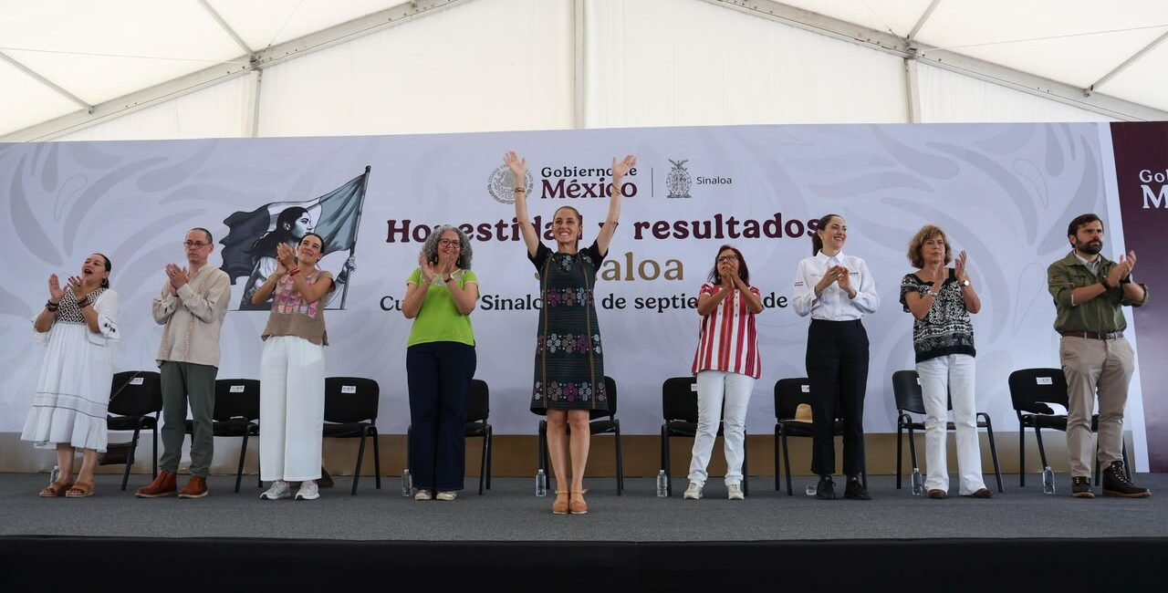 En Culiacán, Presidenta Claudia Sheinbaum anuncia atención directa del Gabinete del Gobierno de México a la población de Sinaloa a partir de la próxima semana