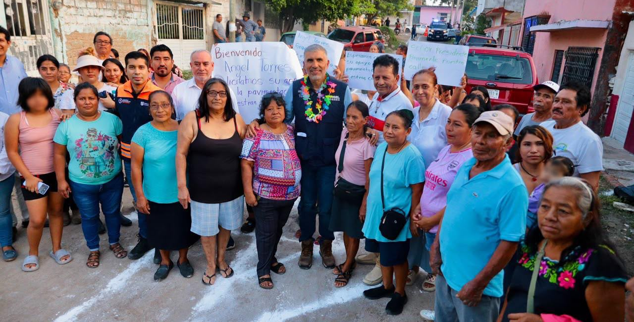 Arranca Angel Torres una obra más de drenaje sanitario, en la colonia Las Granjas