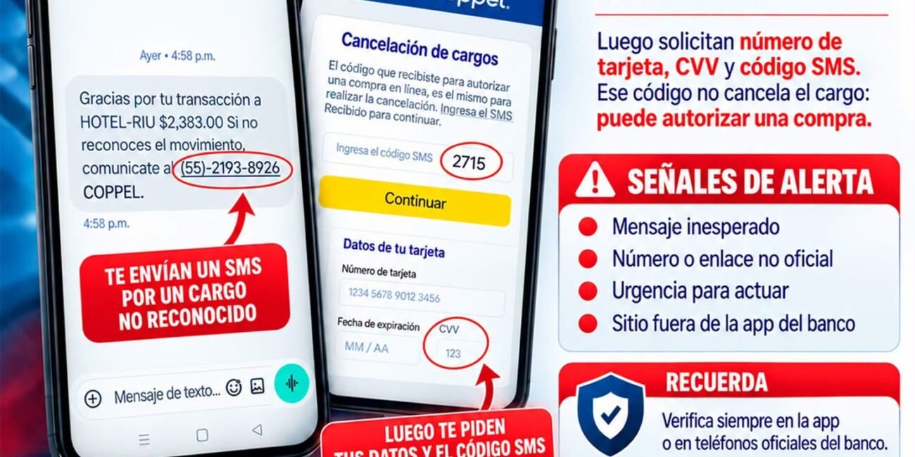 Alerta SSP a la ciudadanía de fraudes por cargos no reconocidos