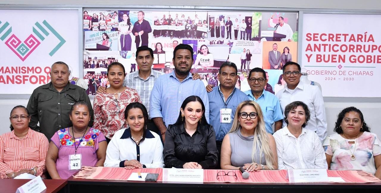 Secretaría Anticorrupción fortalece el diálogo institucional con el Sindicato de Trabajadores al Servicio del Gobierno de Chiapas