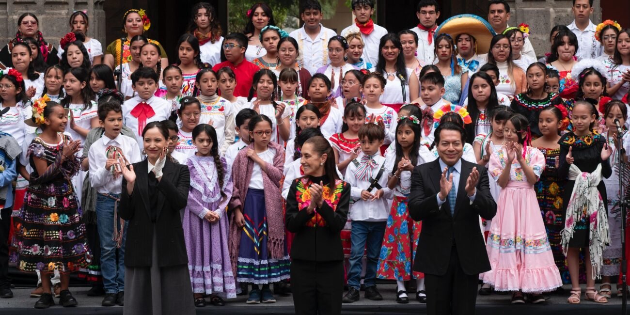 La música transforma la vida de las niñas y niños: presidenta Claudia Sheinbaum presenta el primer Concurso Nacional de Coros Escolares