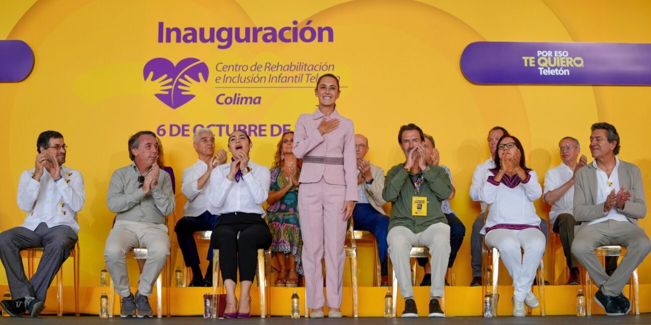 Presidenta Claudia Sheinbaum inaugura nuevo CRIT de Teletón en Colima; la Constitución garantiza el derecho a la rehabilitación de las personas con discapacidad permanente