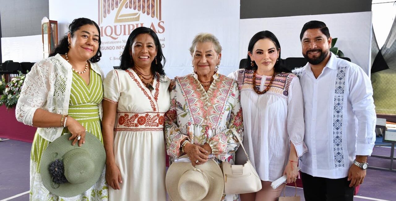 Ana Laura Romero Basurto representa al gobernador Eduardo Ramírez en el Segundo Informe de Gobierno de Jiquipilas