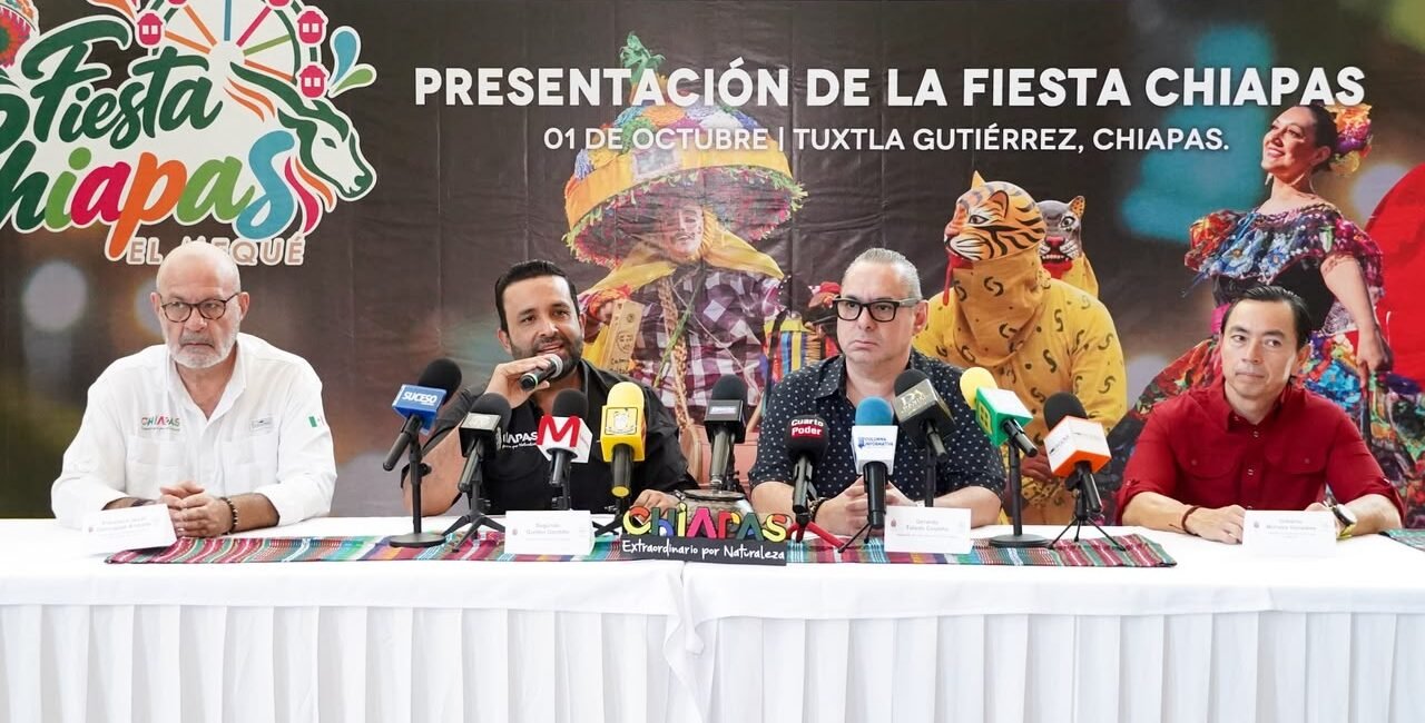 Presentan a la Fiesta Chiapas, una celebración que une a El Mequé y la Feria Chiapas