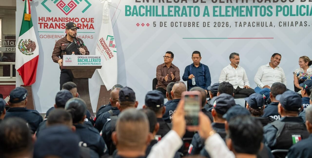 Anuncia SSP becas para fortalecer la profesionalización de elementos de seguridad en Chiapas